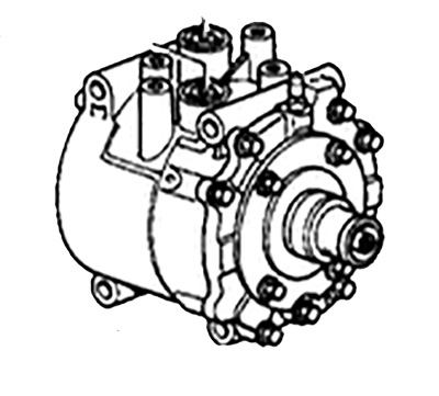 38800-PE1-702, 38800PE1702 Honda INTEGRA DA4 AC Compressor Year 1986