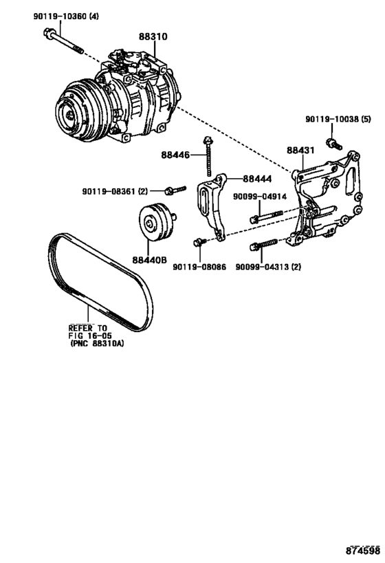 A/C Compressor for vehicle 88310-36880, 8831036880; 88310-36881, 8831036881COASTER 