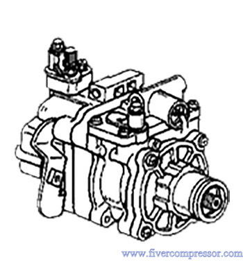 Auto AC Compressor For Honda 38800-PH4-951, 38800PH4951 for Accord 1986