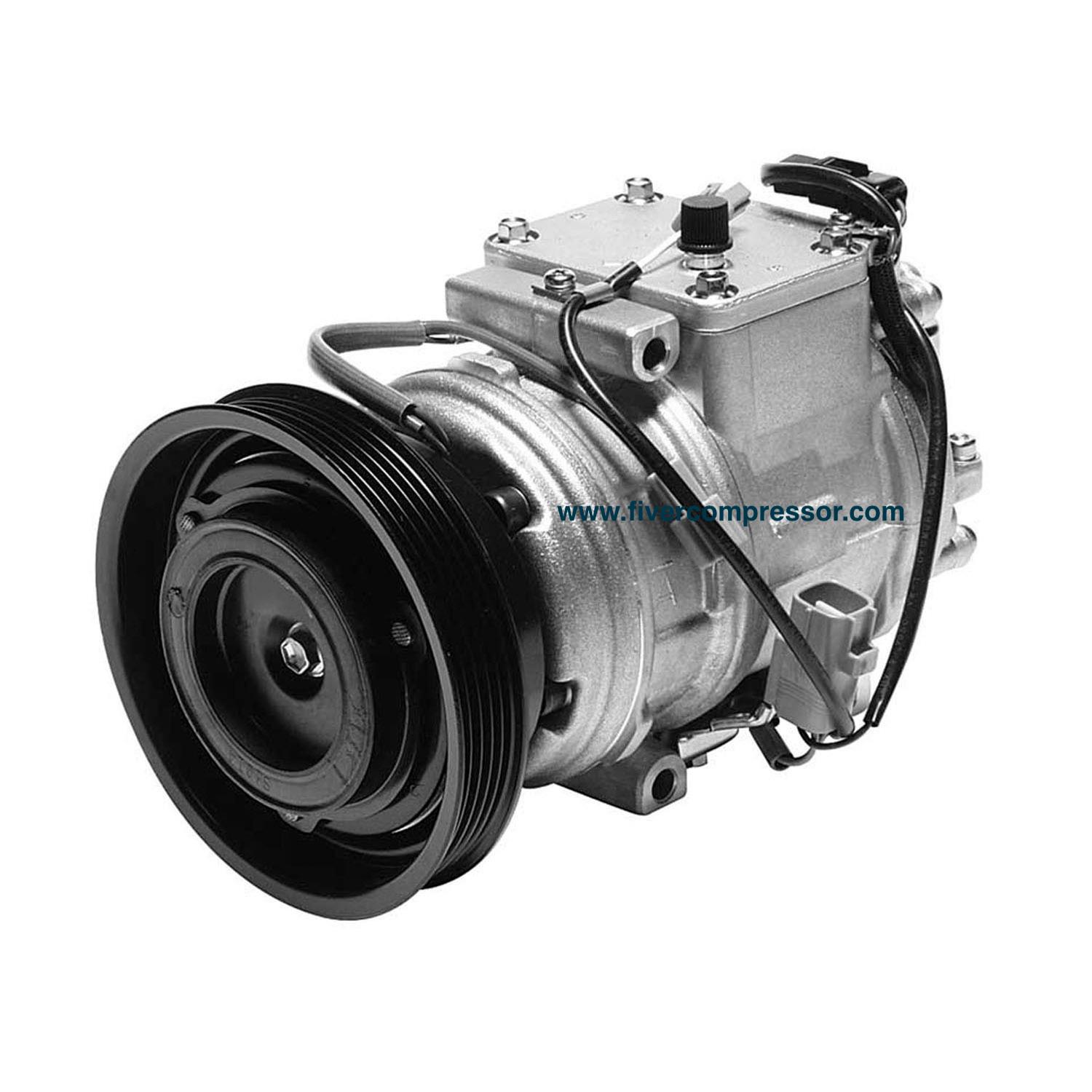 10PA17VC 5PK Compressor Assy, Cooler, Toyota 4711238, 88320-20750, 8832020750,883102B020,8832020751, 883202B170 for Toyota Celica ST184 L4 2.2L/ST185 L4 2.0 Turbocharged 1989-1993