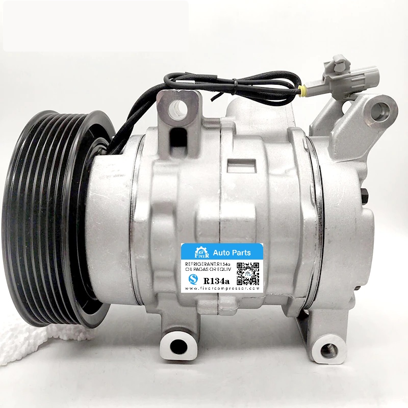 Denso 10S11C AC Compressor 447260-8020 883100K110 88320-0k080 447190-2650 883100k122 883200k100 Toyota Hilux 2001-2006 I4 2.4L