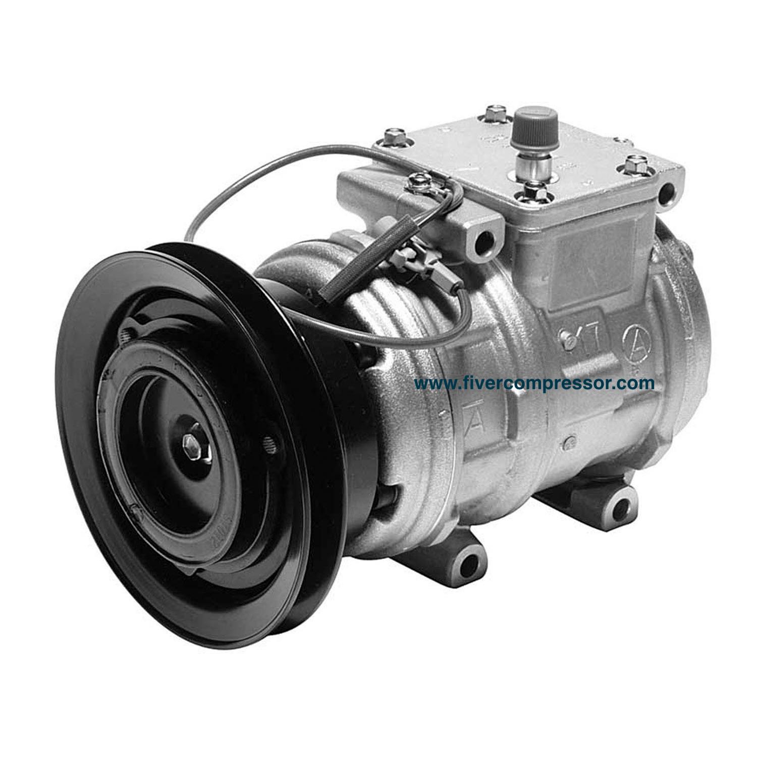 10PA17C Type A1 Groove 12V AC Compressor Replacement for 4711165,88320-35220,88320-35160,88320-35161 for Toyota <a href=http://www.fivercompressor.com/toyota-AC-compressor.html target='_blank'>Hilux</a>/4RUNNER TRUCK RN61L L4 2.4L V6 3.0L 1985-1989