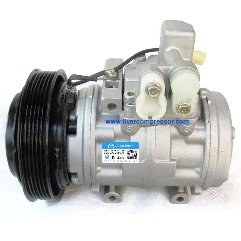 For 10P15C 10PA15C 10P15 AUTO AC COMPRESSOR Compatible for Toyota <a href=http://www.fivercompressor.com/toyota-AC-compressor.html target='_blank'>Corolla</a> 2003 2004 2005 2006 2007 2008 88310-02220 8831002220 88310 02220