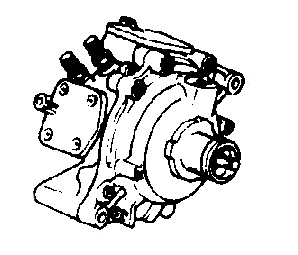 HONDA PRELUDE 1984 COMPRESSOR ASSY 38800PD2662 