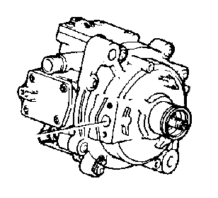 COMPRESSOR ASSY 38800PE0662 38800-PE0-661 38800-PE0-043 HONDA CIVIC 1984