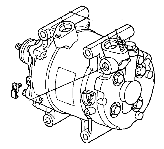 HONDA CIVIC 2011 AC COMPRESSOR 38810RSHE01 
