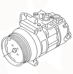 COMPRESSOR 3D0820803A VOLKSWAGEN PHAETON