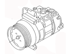 COMPRESSOR 3D0820803M 3D0820803K 3D0820803E VOLKSWAGEN PHAETON