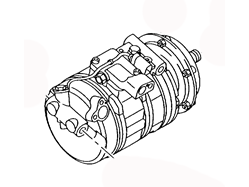 AC COMPRESSOR 3D0820805G VOLKSWAGEN PHAETON