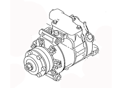 AC COMPRESSOR ASSY 420260805A 4E0260805AS AUDI R8