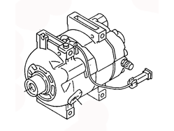 AC COMPRESSOR 4A0260805C 4A0260808C AUDI 100