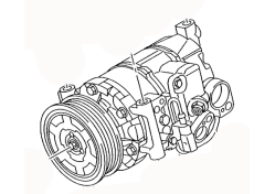 AC COMPRESSOR 4E0260805AR 4E0260805AL 8E0260810 AUDI Q7