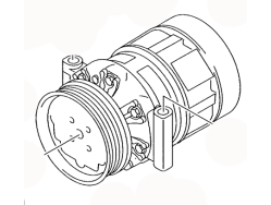 AC COMPRESSOR 4E0260805C 4E0260805AE 4E0260805AK AUDI A8/S8 QUATTRO