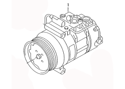 AC COMPRESSOR 4E0260805F VOLKSWAGEN PHAETON