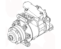 AC COMPRESSOR ASSY 4H0260805H 4H0260805G  AUDI A8/S8 QUATTRO