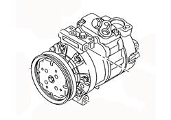 AC COMPRESSOR 5N0820803G 5N0820803C 1K0820808A VOLKSWAGEN EOS