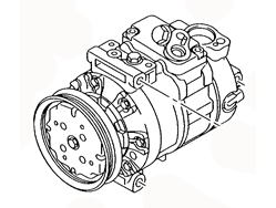 AC COMPRESSOR 5N0820803H 1K0820808F 1K0820808D VOLKSWAGEN BEETLE