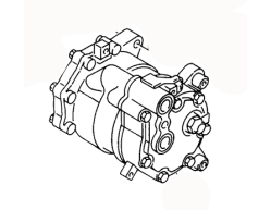 AC COMPRESSOR 5Z0820803 5Z0820803A 5U0820803 VOLKSWAGEN FOX-AFRICA