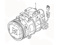 AC COMPRESSOR ASSY 6R0820803C SKODA RAPID