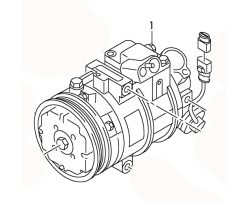 AC COMPRESSOR ASSY 6R0820803D SKODA RAPID