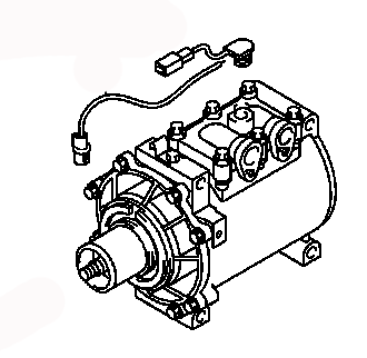 AC COMPRESSOR ASSY 7813A032 MITSUBISHI FTO 01.1998-05.1999