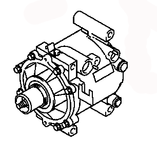 AC COMPRESSOR ASSY 7813A035 MR315815 MR460058 MITSUBISHI GALANT