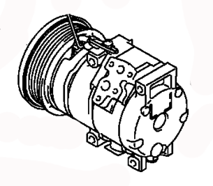 AC COMPRESSOR ASSY 7813A060 MITSUBISHI GRANDIS 11.2004-10.2008