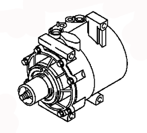 AC COMPRESSOR ASSY 7813A074 MR315258 MITSUBISHI GALANT 11.1992-10.1996