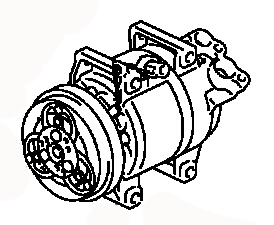 AC COMPRESSOR ASSY 7813A105 MITSUBISHI L200, L200 SPORTERO 05.2005- 