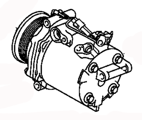 AC COMPRESSOR ASSY 7813A128 MITSUBISHI DELICA D5 04.2007- 