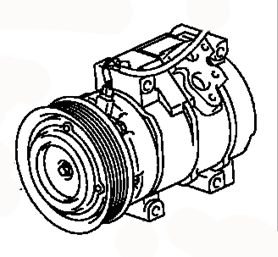 AC COMPRESSOR 7813A162 7813A163 7813A291 MITSUBISHI MONTERO 09.2007- 