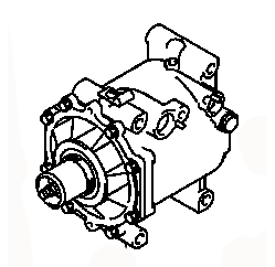AC COMPRESSOR ASSY 7813A179 MN185237 MR958877 MITSUBISHI AIRTREK/OUTLANDER 