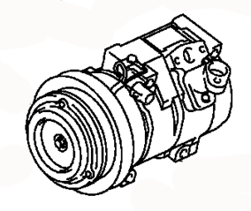 AC COMPRESSOR ASSY 7813A187 MR568289 MITSUBISHI PAJERO/MONTERO 08.2006- 