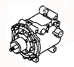 AC COMPRESSOR ASSY 7813A193 MR315442 MITSUBISHI NATIVA 