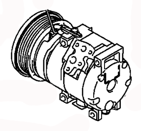 AC COMPRESSOR ASSY 7813A315 7813A060 MITSUBISHI GRANDIS 02.2004- 