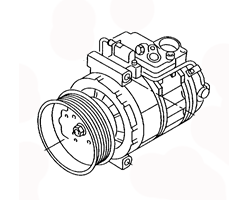 AC COMPRESSOR 7L6820803P VOLKSWAGEN TOUAREG