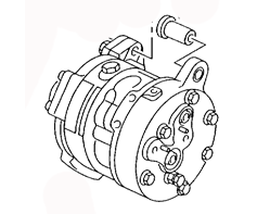 AC COMPRESSOR 7M3820803BX 1K0820803T 1K0820859G VOLKSWAGEN BEETLE