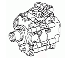 Toyota Corolla hb/lb AE111L-DLPDKW A/C Compressor assy 88320-02070 Toyota Corolla hb/lb AE111L-DLPDKW