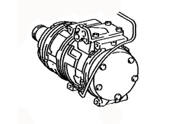 Air conditioning compressor 88320-06040  88320-06020 Toyota Camry  VCV10L-CWMGKW