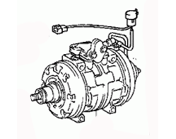 Air conditioning compressor 88320-12290  88320-12250  88320-12480 Toyota Corolla sed/lb