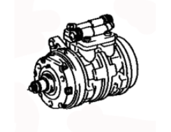 Toyota Tercel  AL25LG-ZWFDCA A/C Compressor assy 88320-16031 88320-16030 
