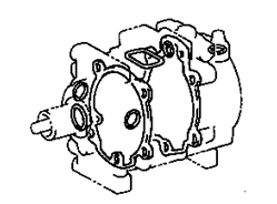 Air conditioning compressor 88320-16251  88320-16271  88320-16311 Toyota Tercel EL42L