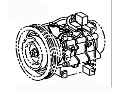 Toyota Corolla CE106V-AUMBS A/C Compressor assy 88320-1A110  88320-1A190  88320-1A290 