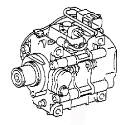 Air conditioning compressor 88320-1A470  88320-1A520  88320-1A440 Toyota Corolla hb/lb