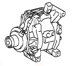 Toyota Corolla hb/lb CDE110R-ALMDYW A/C Compressor assy 88320-1A520 