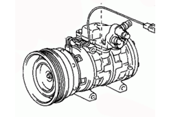 Toyota  A/C Compressor assy 88320-20591  88320-20590 