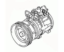 Air conditioning compressor 88320-20700  88320-20710  88320-20711 Toyota Carina 2