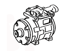 Toyota Hiace van A/C Compressor assy 88320-26410  88320-95J01  