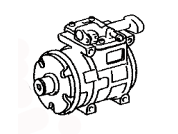 Air conditioning compressor 88320-26430 88320-26420  88320-26530 Toyota Hiace van