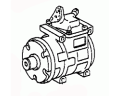Air conditioning compressor 88320-26630  88320-26600  88320-25110 Toyota Hiace/Hiace